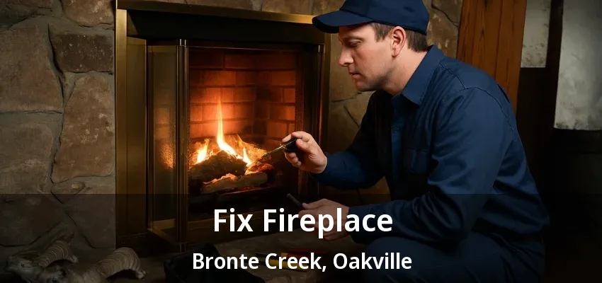 Fix Fireplace Bronte Creek, Oakville - ON