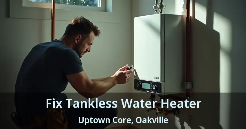 Fix Tankless Water Heater Uptown Core, Oakville - ON