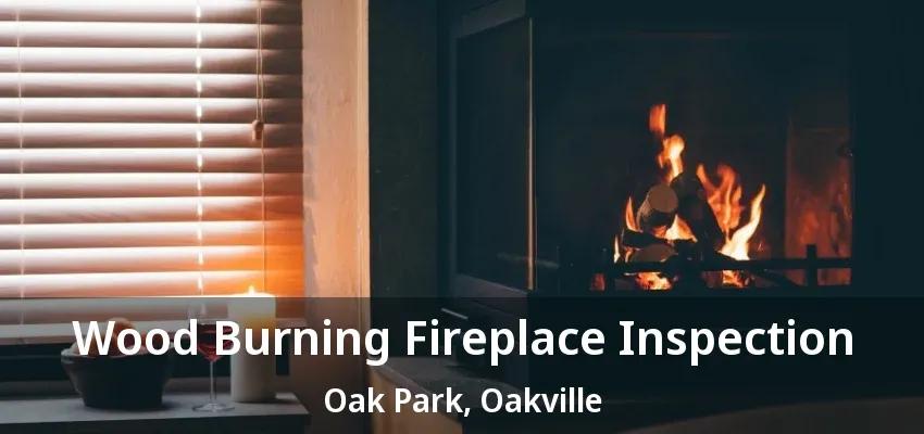 Wood Burning Fireplace Inspection Oak Park, Oakville - ON